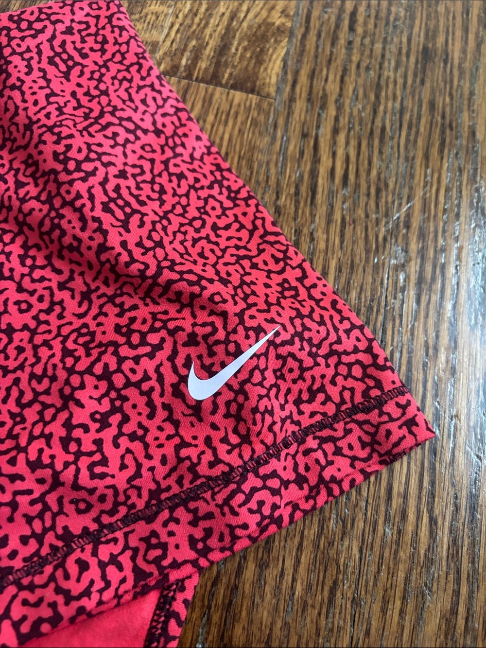 Nike Red Patterned Racerback Training Tank - Picture 4 of 6